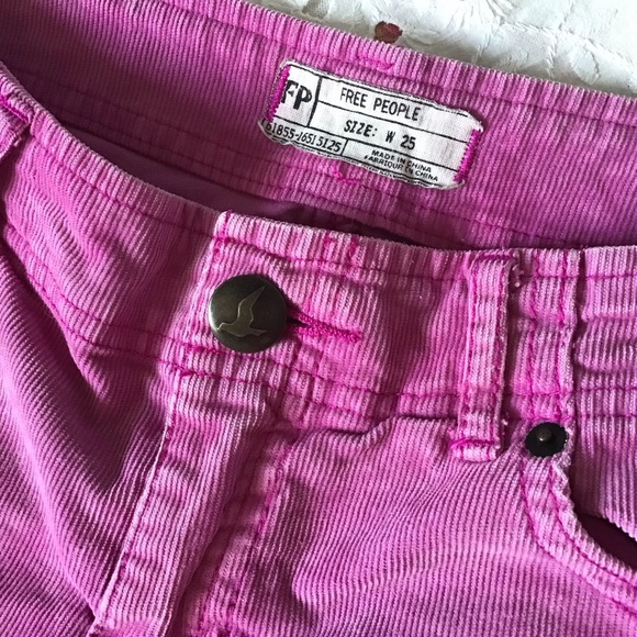 Free People Corduroy Cut Off Shorts - Picture 4 of 7